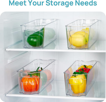 4Pcs Clear Breastmilk Storage Bags Container in Freezer Fridge