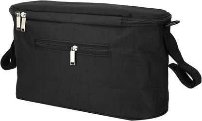 Stroller Organizer, Stroller Cup Holder Attachment Detachable Phone Bag and Shoulder Strap Stroller Cup Holder Stroller Bag Caddy Organizer Storage Bag for Stroller Accessories
