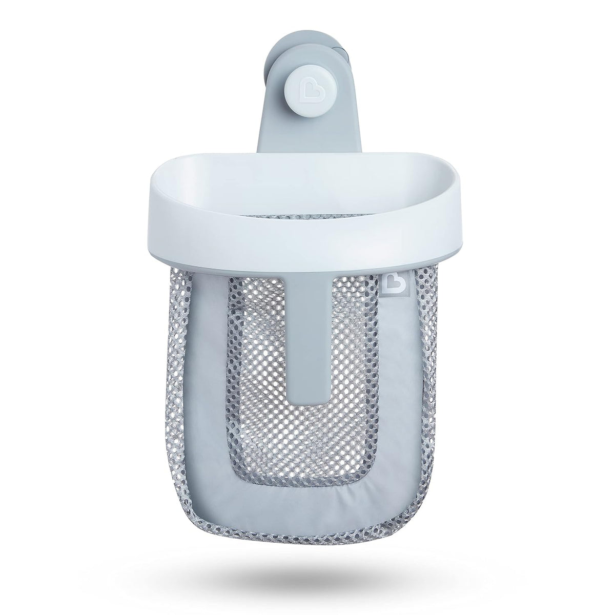 Super Scoop Hanging Bath Toy Organizer, Grey