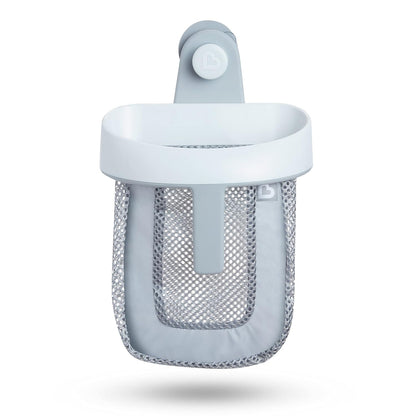 Super Scoop Hanging Bath Toy Organizer, Grey