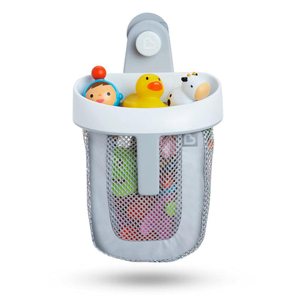 Super Scoop Hanging Bath Toy Organizer, Grey