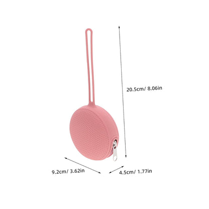 Silicone Travel Storage Bag for Pacifiers Washable Coin and Key Holder Compact and Portable Design for Travel Accessories