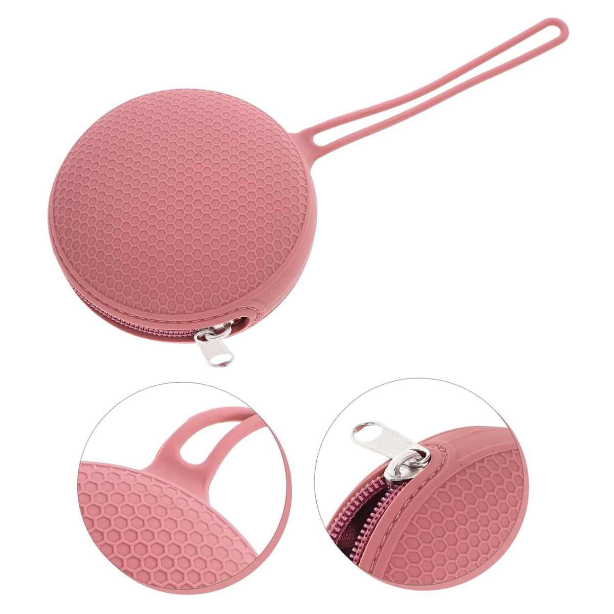 Silicone Travel Storage Bag for Pacifiers Washable Coin and Key Holder Compact and Portable Design for Travel Accessories