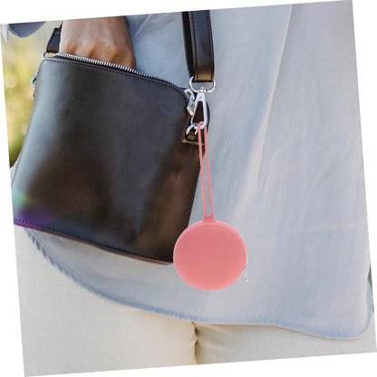 Silicone Travel Storage Bag for Pacifiers Washable Coin and Key Holder Compact and Portable Design for Travel Accessories
