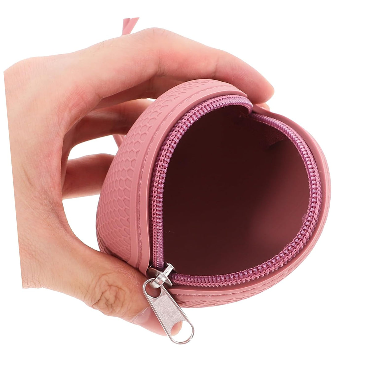 Silicone Travel Storage Bag for Pacifiers Washable Coin and Key Holder Compact and Portable Design for Travel Accessories