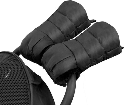 Stroller Gloves, Universal Stroller Warmmuffs, Winter Anti-Freeze Warm Mittens for Pram, Stroller, Pushchair Handbar