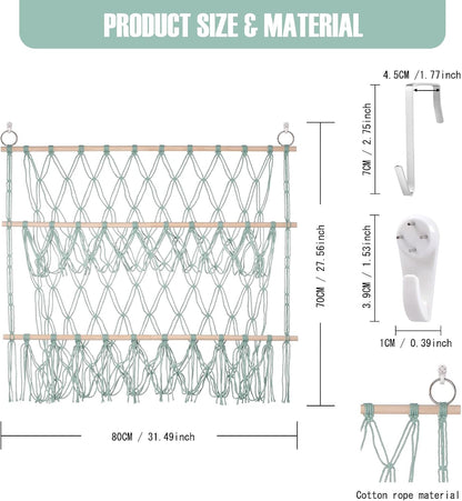 Stuffed Animal Net or Hammock Large Corner Wall Hanging for Storage Toys