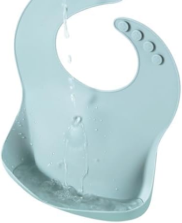 Set of 3 Silicone Baby Bibs Waterproof, Soft, Unisex, 10-72 Months