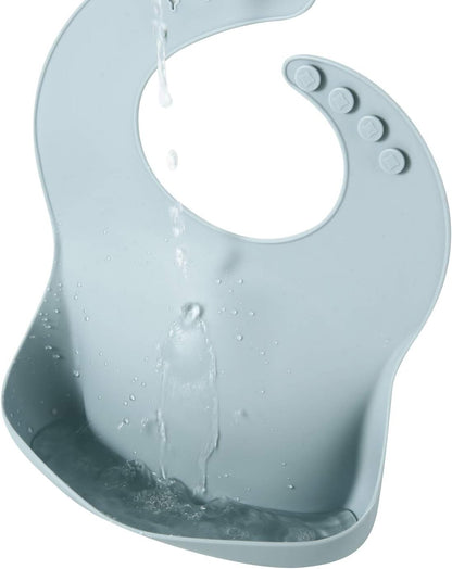 Set of 3 Silicone Baby Bibs Waterproof, Soft, Unisex, 10-72 Months