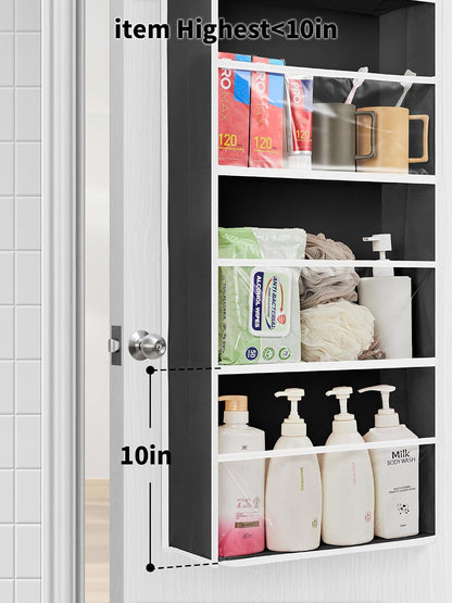 Over The Door Toy Storage Organizer w/Clear Window, Beige
