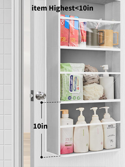 Over The Door Toy Storage Organizer w/Clear Window, Beige