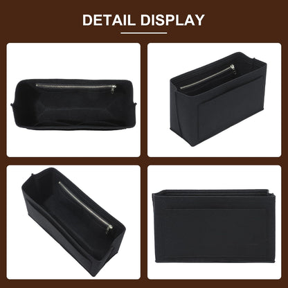 Felt Purse Organizer Insert for Longchamp Le Pliage Large, Beige