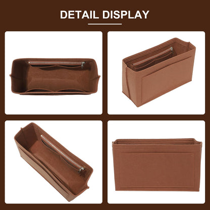 Felt Purse Organizer Insert for Longchamp Le Pliage Large, Beige