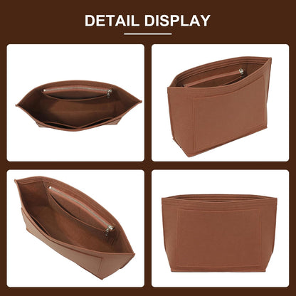 Felt Purse Organizer Insert for Longchamp Le Pliage Large, Beige