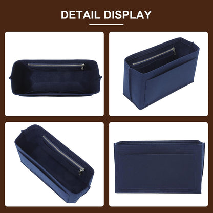 Felt Purse Organizer Insert for Longchamp Le Pliage Large, Beige