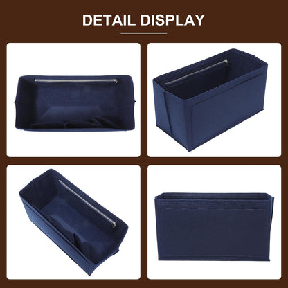 Felt Purse Organizer Insert for Longchamp Le Pliage Large, Beige