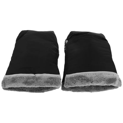 Waterproof Gloves for Stroller Pushchair Universal Winter Hand Muffs with Velvet and Nylon Material, Extra Thick Warm Mittens for Outdoor Use and Long Stroller Journeys