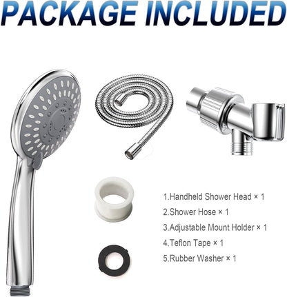 Handheld ShowerHead with High Pressure, Low Pressure Optimized Flow