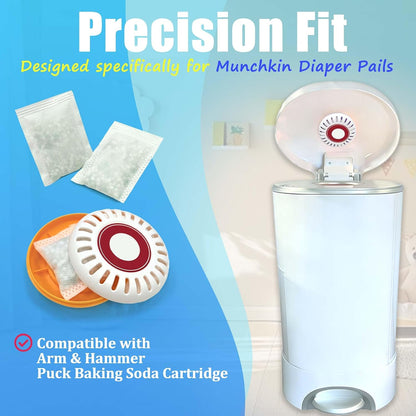 12 PCS Baking Soda Deodorizer for Arm & Hammer Puck Cartridge