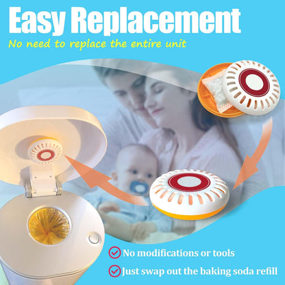12 PCS Baking Soda Deodorizer for Arm & Hammer Puck Cartridge