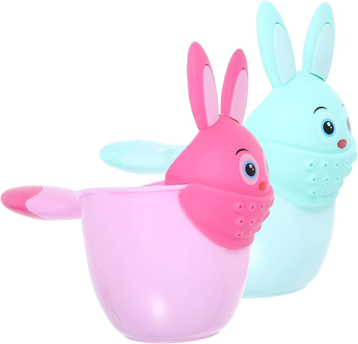 Rinse Cup Set 2pcs Plastic Shampoo Rinser Cups for Hair Washing, Lightweight Bath Water Pourer Suitable and Infants