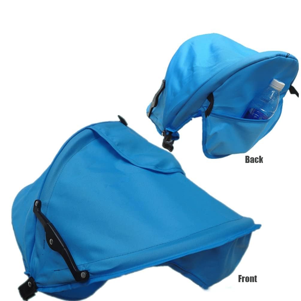 Baby Stroller Sun Protection Infant Stroller Sun Shade Cover Sunshield Universal Stroller Canopy Extender Awning for Pushchair Pram Buggy Parasol Sunshade Sun Umbrella Stroller with Pocket Mesh Window