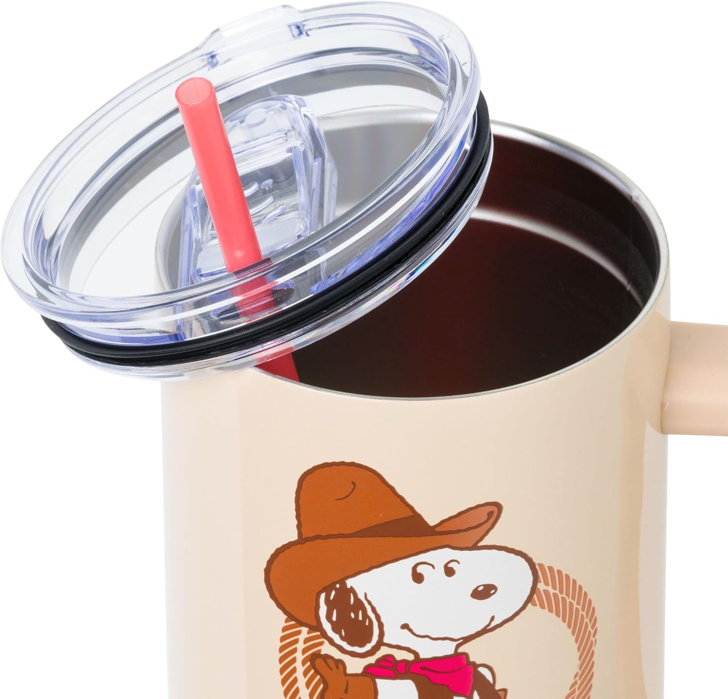 Lilo and Stitch Wink Face, Stainless Steel Tumbler, 40oz | Make Some Waves, Rhinestone, Disney, Double Walled, Includes Handle and Straw, Fits in Cup Holder, 1.18 Liters - Colors A