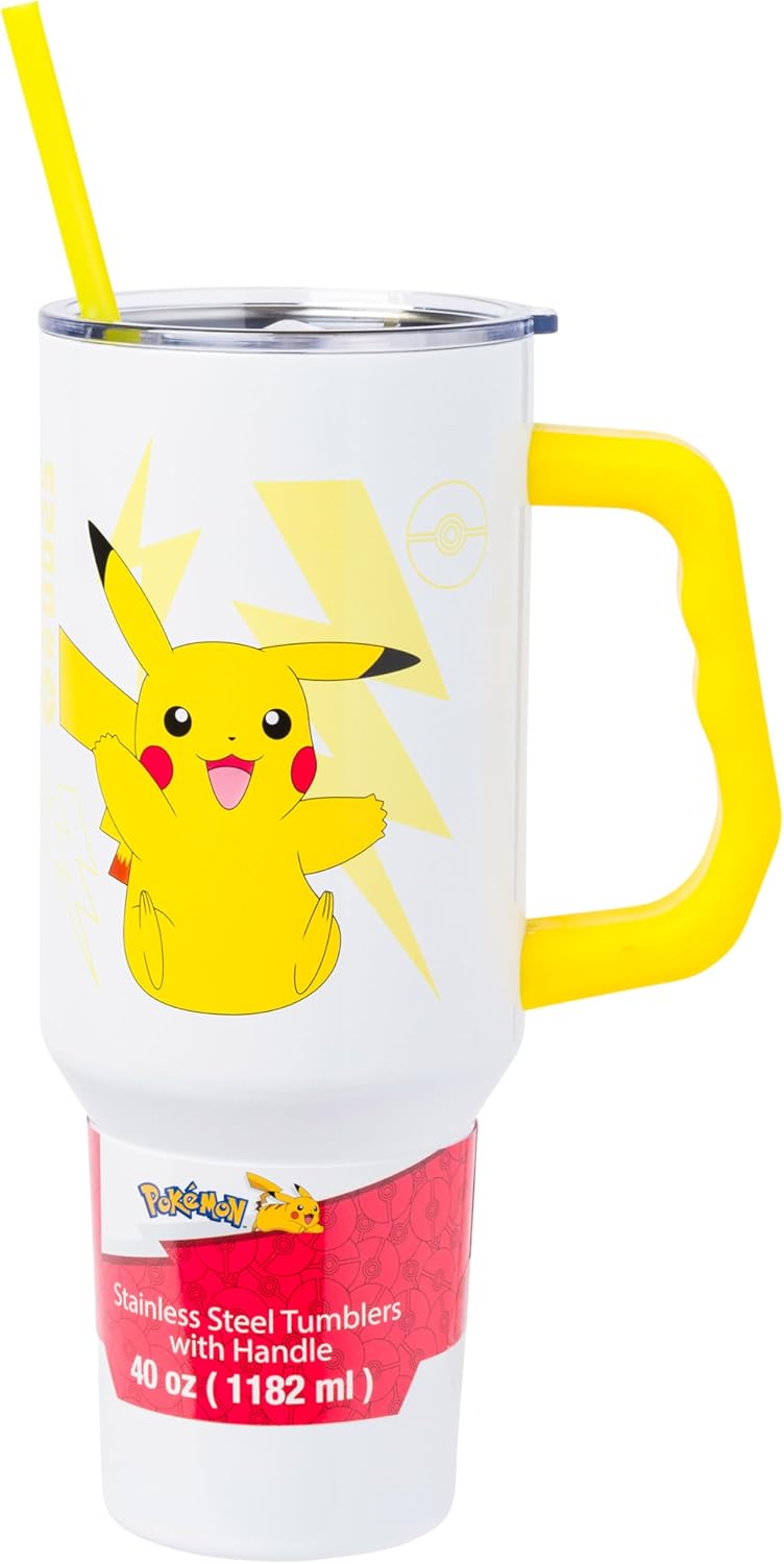 Lilo and Stitch Wink Face, Stainless Steel Tumbler, 40oz | Make Some Waves, Rhinestone, Disney, Double Walled, Includes Handle and Straw, Fits in Cup Holder, 1.18 Liters - Colors A