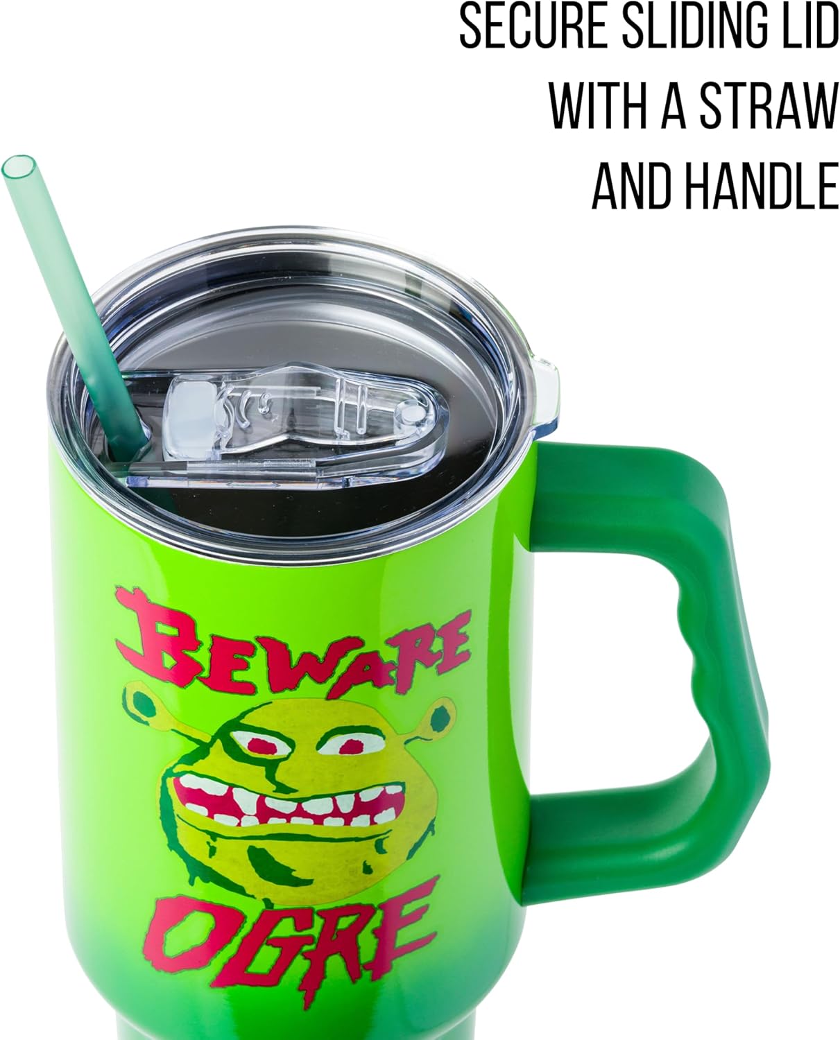 Lilo and Stitch Wink Face, Stainless Steel Tumbler, 40oz | Make Some Waves, Rhinestone, Disney, Double Walled, Includes Handle and Straw, Fits in Cup Holder, 1.18 Liters - Colors A