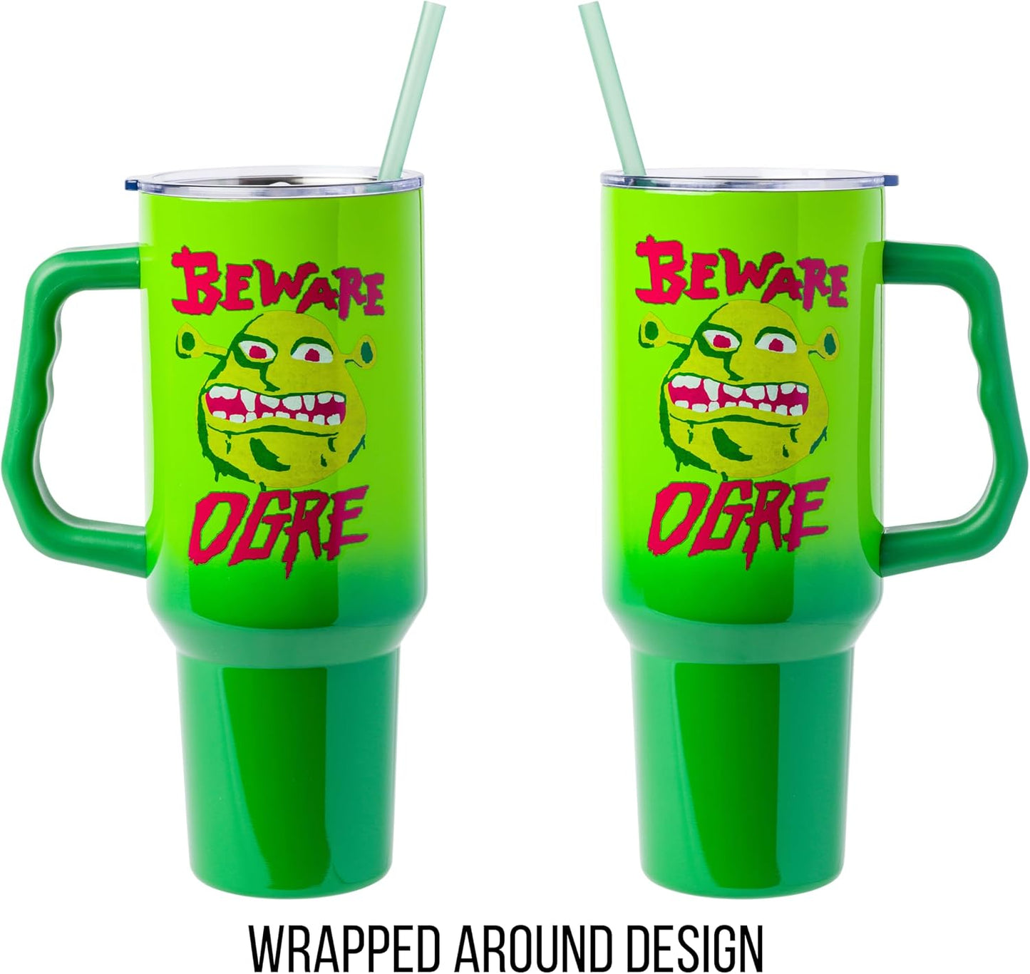 Lilo and Stitch Wink Face, Stainless Steel Tumbler, 40oz | Make Some Waves, Rhinestone, Disney, Double Walled, Includes Handle and Straw, Fits in Cup Holder, 1.18 Liters - Colors A