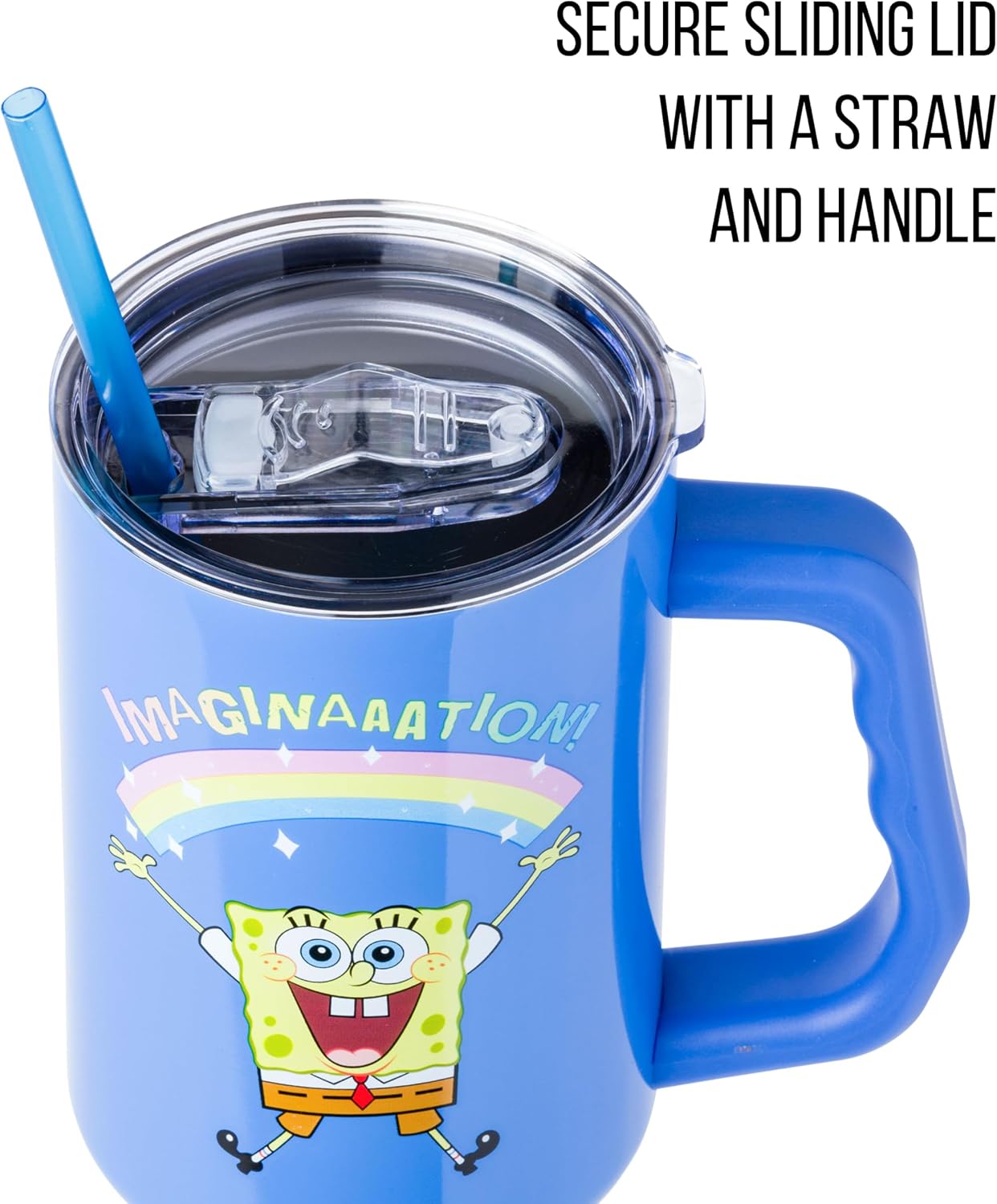 Lilo and Stitch Wink Face, Stainless Steel Tumbler, 40oz | Make Some Waves, Rhinestone, Disney, Double Walled, Includes Handle and Straw, Fits in Cup Holder, 1.18 Liters - Colors A