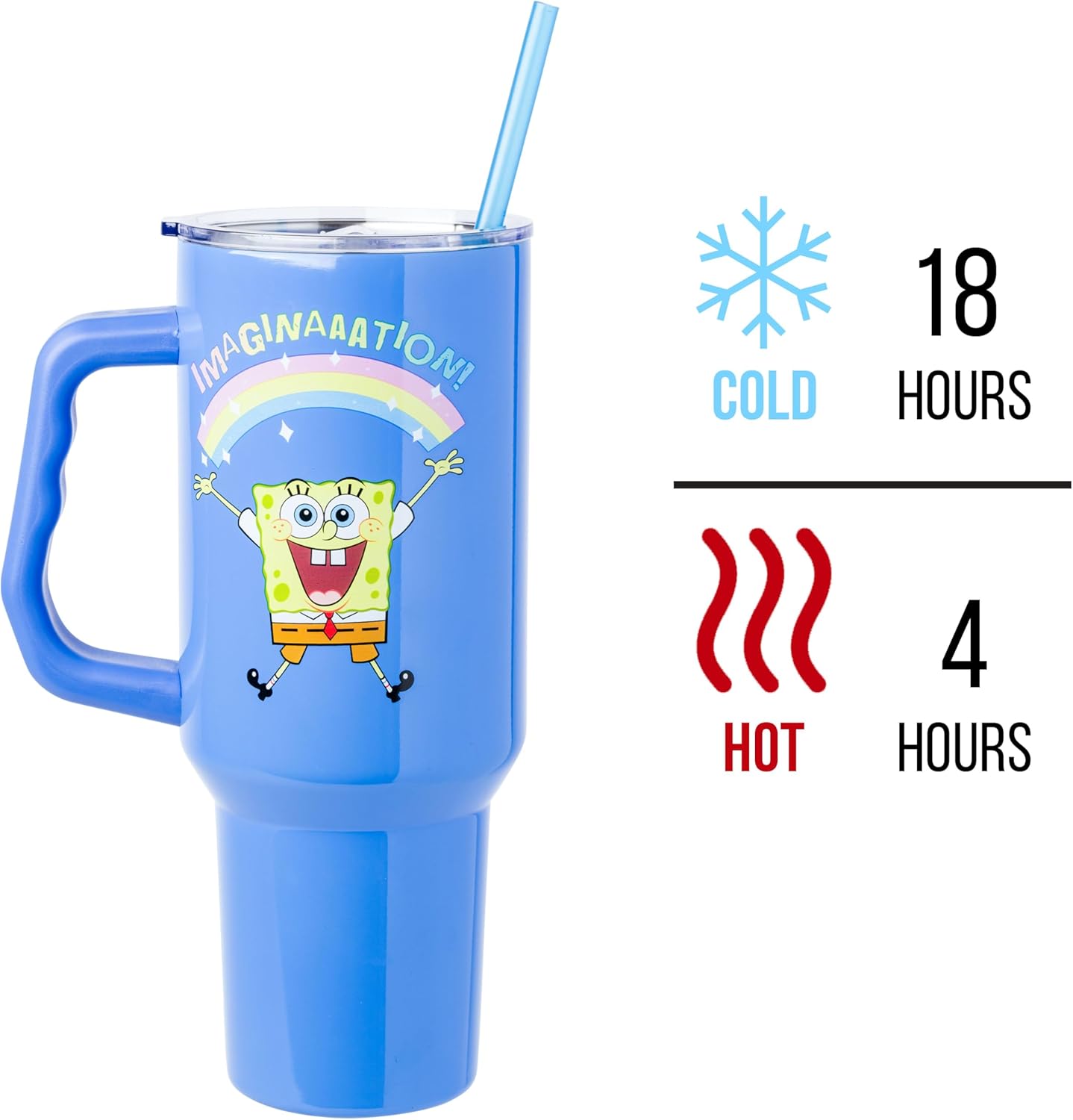 Lilo and Stitch Wink Face, Stainless Steel Tumbler, 40oz | Make Some Waves, Rhinestone, Disney, Double Walled, Includes Handle and Straw, Fits in Cup Holder, 1.18 Liters - Colors A