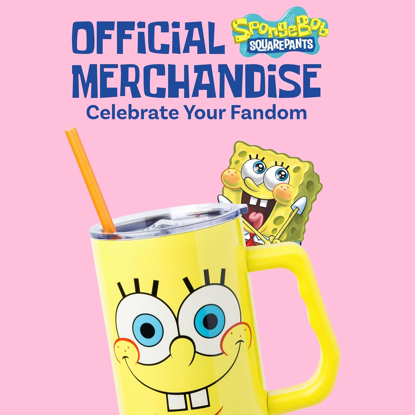 Lilo and Stitch Wink Face, Stainless Steel Tumbler, 40oz | Make Some Waves, Rhinestone, Disney, Double Walled, Includes Handle and Straw, Fits in Cup Holder, 1.18 Liters - Colors A
