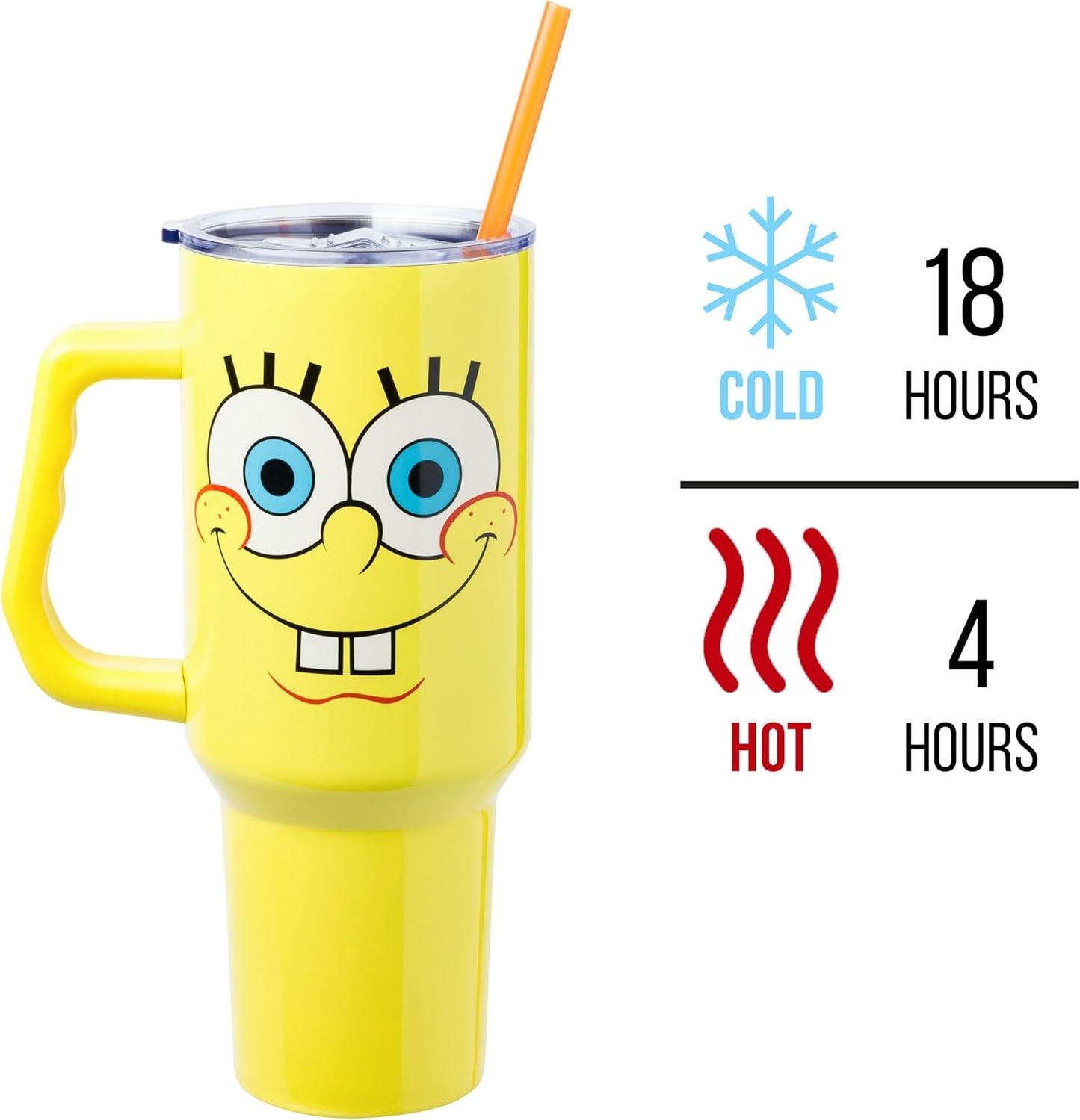 Lilo and Stitch Wink Face, Stainless Steel Tumbler, 40oz | Make Some Waves, Rhinestone, Disney, Double Walled, Includes Handle and Straw, Fits in Cup Holder, 1.18 Liters - Colors A