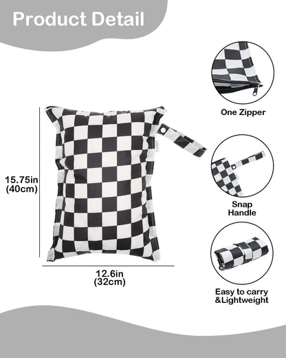 ALVA Waterproof Leakproof Wet Dry Bag 2-Pack | Reusable for Swim, Baby Clothes, Diapers & Travel 2LK06