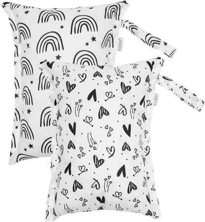 ALVA Waterproof Leakproof Wet Dry Bag 2-Pack | Reusable for Swim, Baby Clothes, Diapers & Travel 2LK06