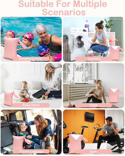 ALVA Waterproof Leakproof Wet Dry Bag 2-Pack | Reusable for Swim, Baby Clothes, Diapers & Travel 2LK06