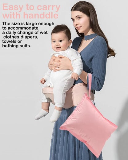 ALVA Waterproof Leakproof Wet Dry Bag 2-Pack | Reusable for Swim, Baby Clothes, Diapers & Travel 2LK06
