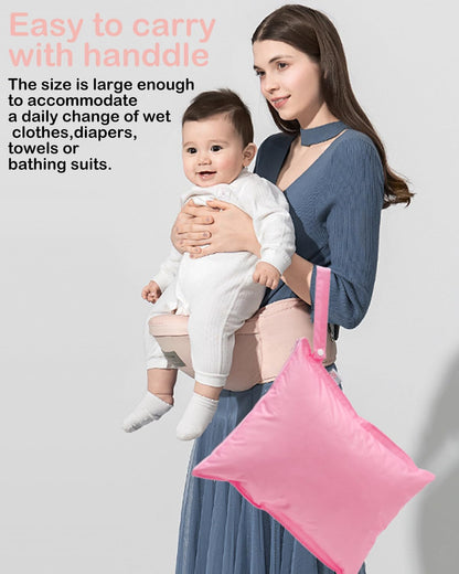 ALVA Waterproof Leakproof Wet Dry Bag 2-Pack | Reusable for Swim, Baby Clothes, Diapers & Travel 2LK06