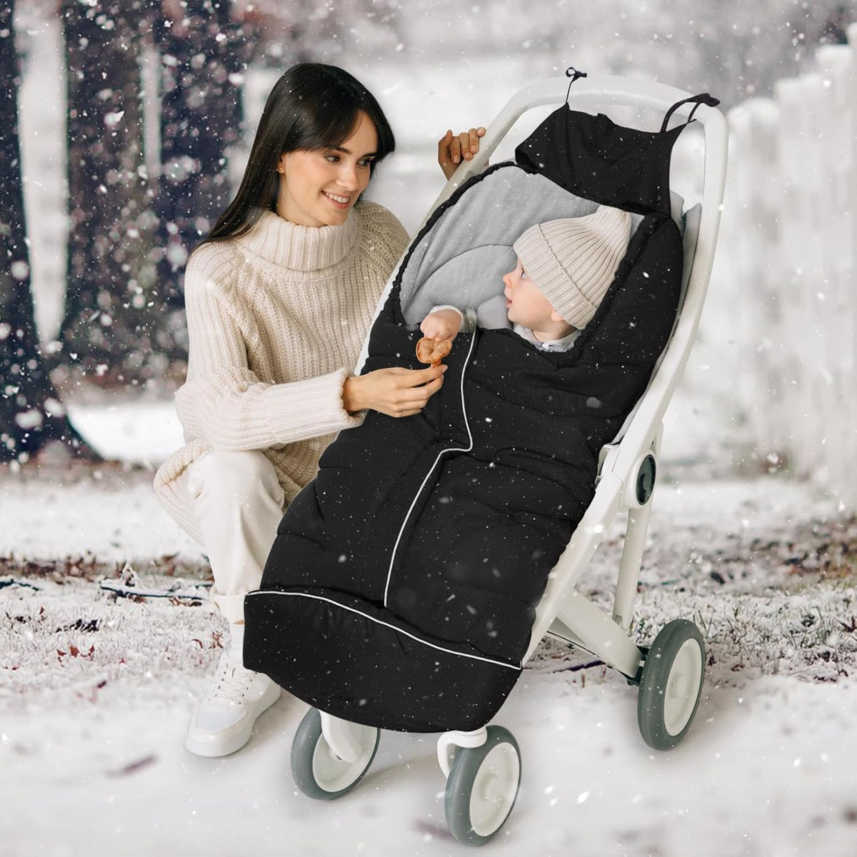 Stroller Footmuff Universal, Weatherproof and Windproof Baby Bunting Bag