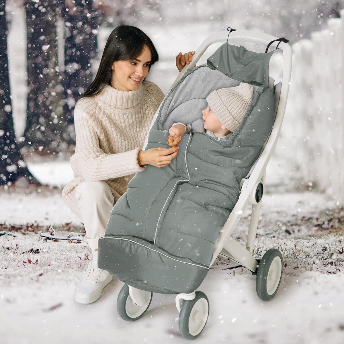 Stroller Footmuff Universal, Weatherproof and Windproof Baby Bunting Bag