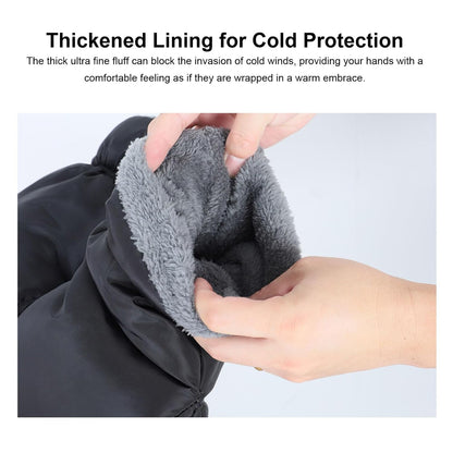 Winter Cold Weather Stroller Hand Muffs 1 Pair - Extra Thick Anti Freeze Windproof, Adjustable Straps Universal Pushchair Gloves for Parents