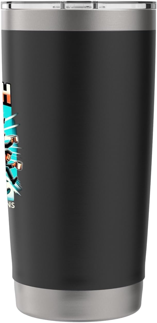 Desk Dash Casual Office Home Essential Graphic Art Stainless Steel Insulated Tumbler