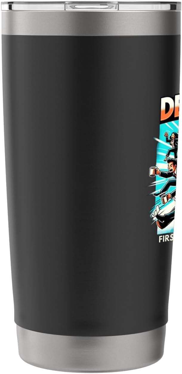 Desk Dash Casual Office Home Essential Graphic Art Stainless Steel Insulated Tumbler