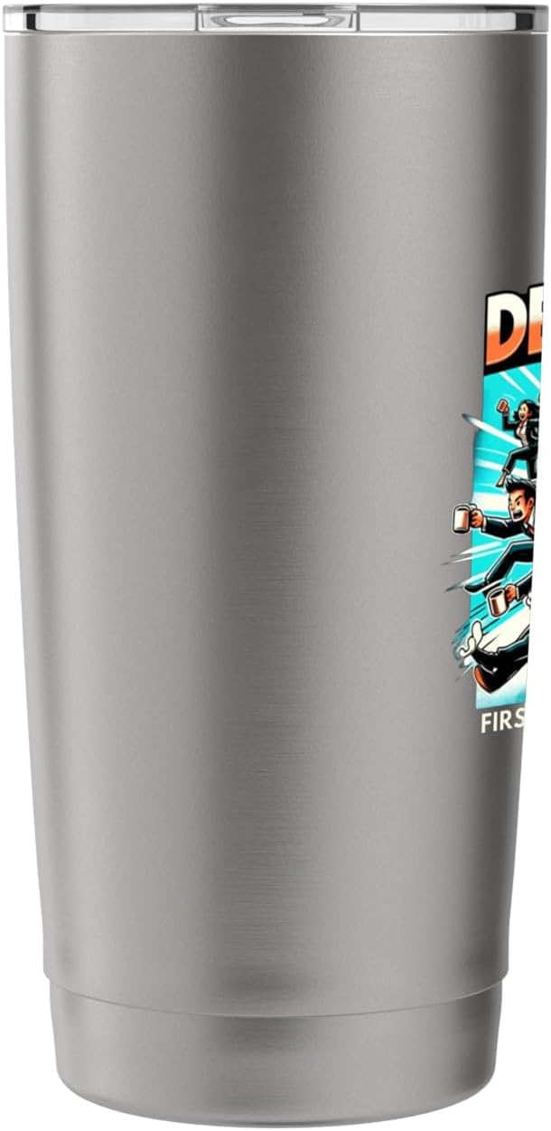 Desk Dash Casual Office Home Essential Graphic Art Stainless Steel Insulated Tumbler