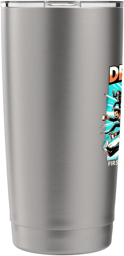 Desk Dash Casual Office Home Essential Graphic Art Stainless Steel Insulated Tumbler