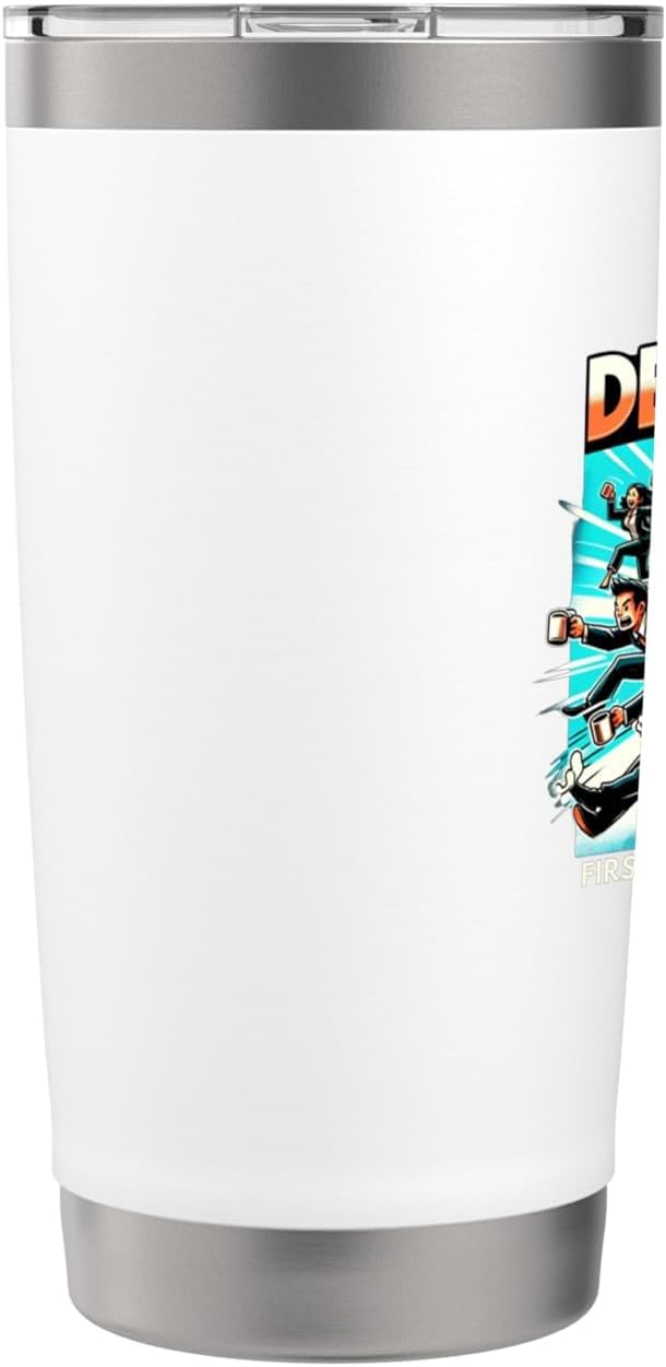Desk Dash Casual Office Home Essential Graphic Art Stainless Steel Insulated Tumbler