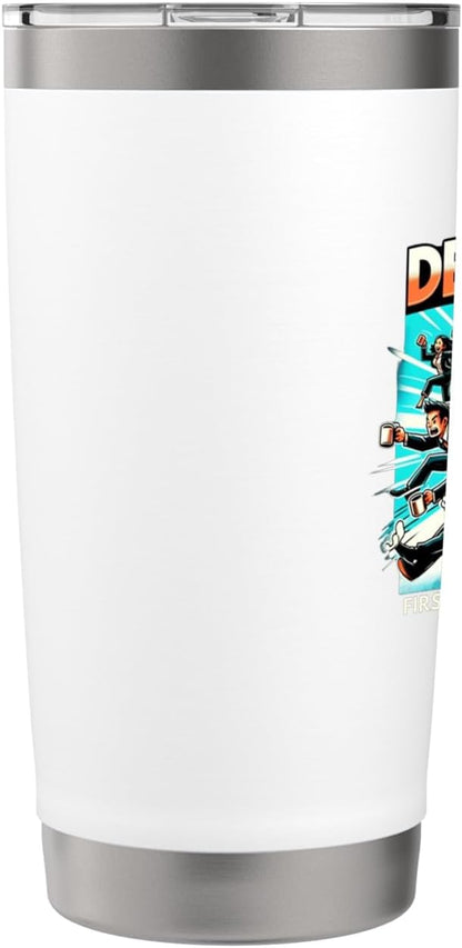 Desk Dash Casual Office Home Essential Graphic Art Stainless Steel Insulated Tumbler