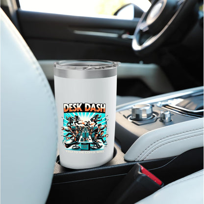 Desk Dash Casual Office Home Essential Graphic Art Stainless Steel Insulated Tumbler