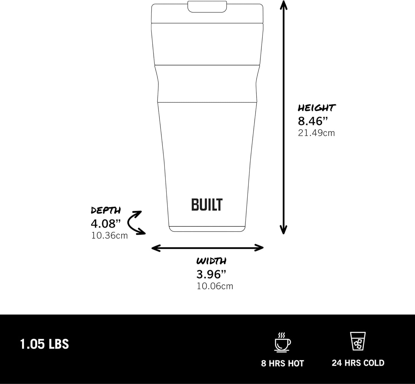24 oz Stainless Steel Vacuum Insulated Tumbler - Sage Green Double Wall Travel Cup, Keeps Drinks Cold 24 Hours or Hot 8 Hours, Leak Proof Lid with Flip Straw, Silicone Grip